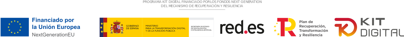 Certificado oficial Red.es para dominio registrado. Especialistas en listas de boda Cuidada selección de artículos de mesa y decoración